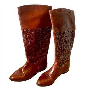 Brown cowgirl boots